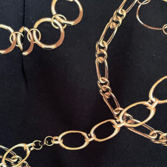 Zara Gold Chain Printed Pants - Picture 10 of 11